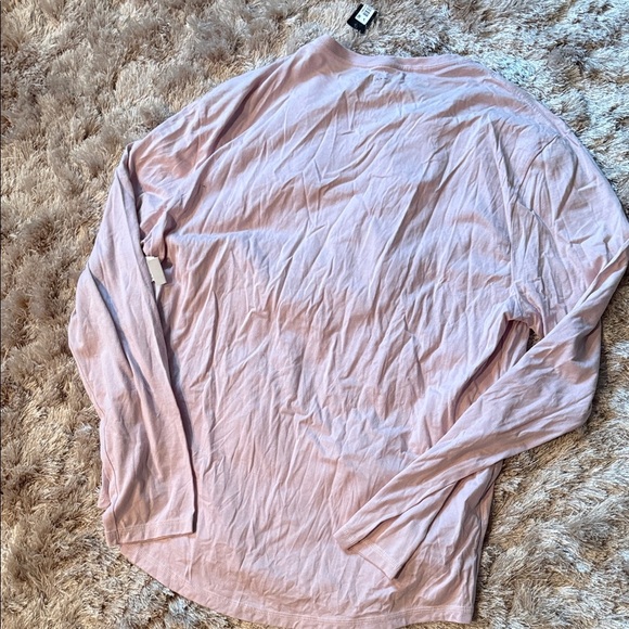 Express Men's Graphic Pink Long Sleeve Tee - Picture 5 of 5